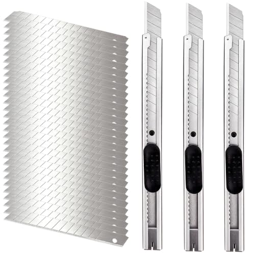 CCyanzi 9mm Utility Knife with 30PCS Snap off blades Replacement...