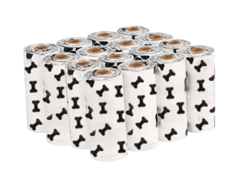Bolsas para excrementos de perro, 600 bolsas para excrementos, extra gruesas, fuertes, 100% a prueba de fugas, biodegradables