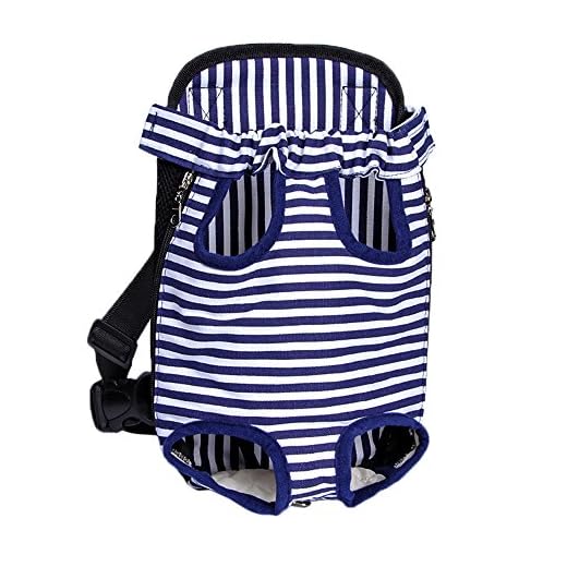 YINGJEE Dog Carrier Comfortable Legs Out Front Pet Carrier Backpack Cat Puppy Tote Holder Bag with Shoulder Strap and Sling for Outdoor Hiking Camping Cycling