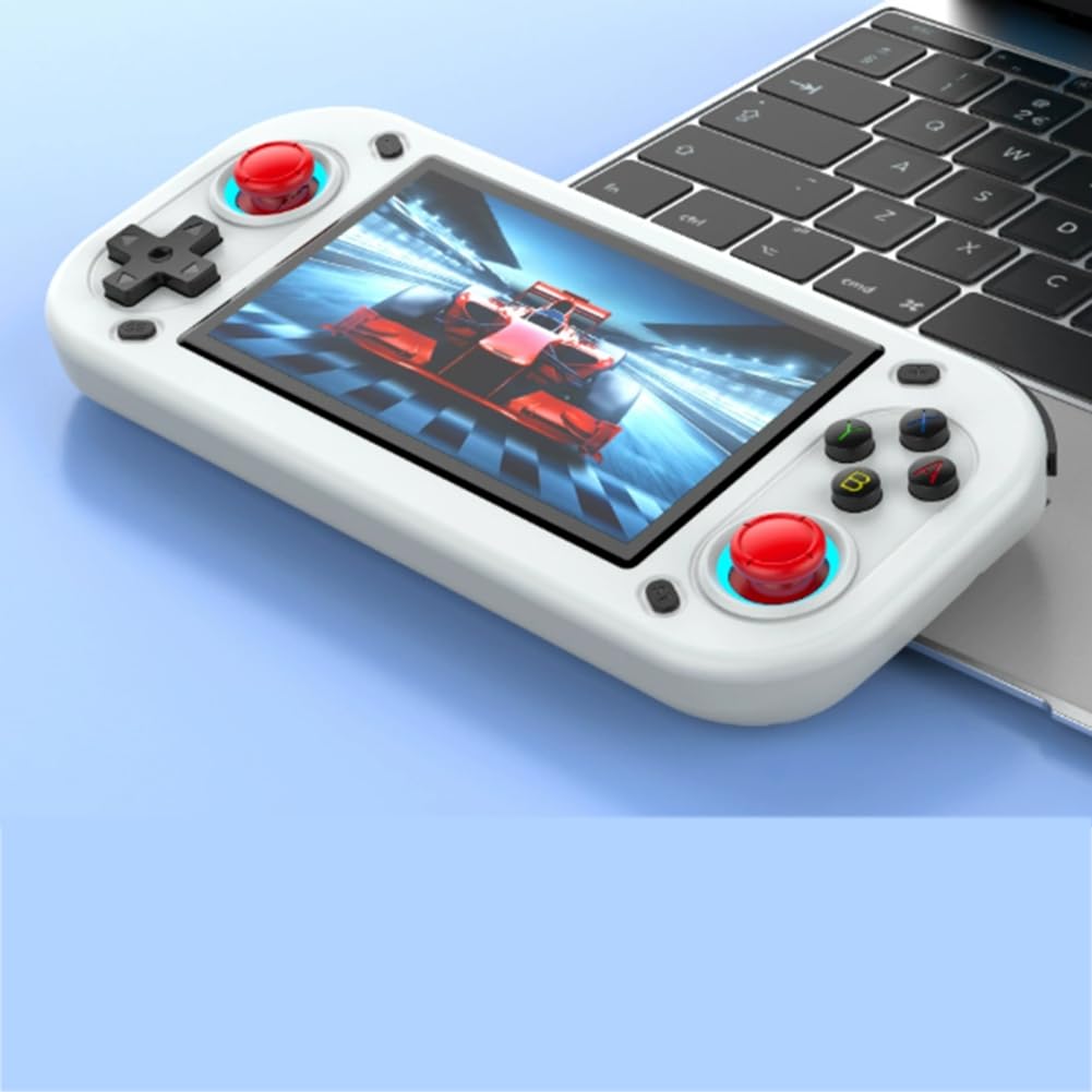 R43S retro ręczna konsola do gier wideo ekran 4,3 - kompatybilny przenośny kieszonkowy odtwarzacz wideo 64 GB gier C