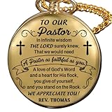 We Need A Pastor As Faithful As You, In Infinite Wisdom - Personalized Pocket Watch, Thank You Pastor Personalized Pocket Watch Pastor Appreciation Gifts, To Our Pastor We Appreciate You Pocket Watch