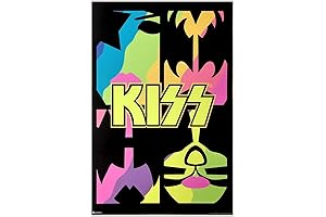 Kiss Band Merchandise Pop Art Makeup Merch Heavy Metal Music Retro Vintage...