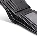 Generic Maserati Bifold Wallet with 3 Card Slots and ID Window - Genuine Leather, Black, One_Size