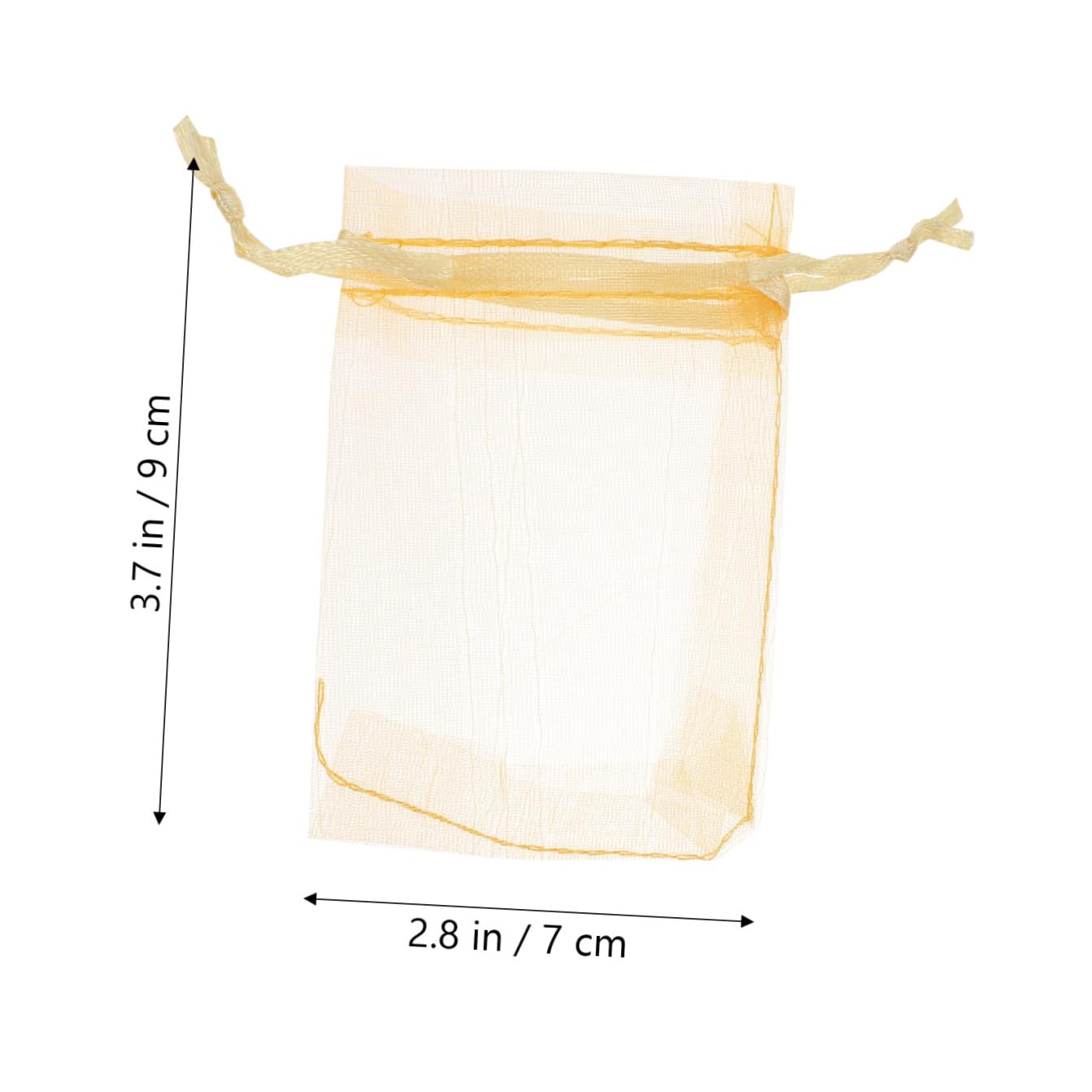 Sacchetti Regalo in Organza 100 Pezzi per Gioielli e Caramelle