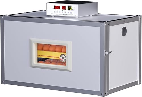 Incubadora de huevos, incubadora de huevos de granja con giro automático de huevos y control de humedad, máquina industrial de crianza de pollo,