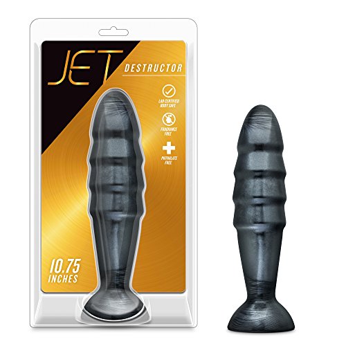 Jet Destructor Carbon Metallic Black Mr. Pleasure Remote Scrotum Teaser Black Taille Unique