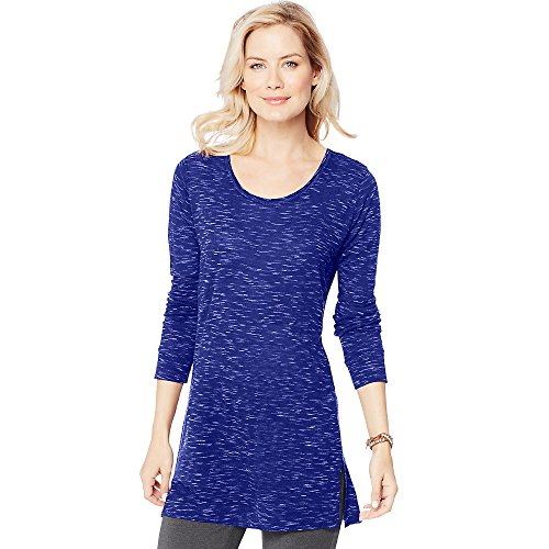 Hanes Women's Lightweight Space-Dye Vented Tunic