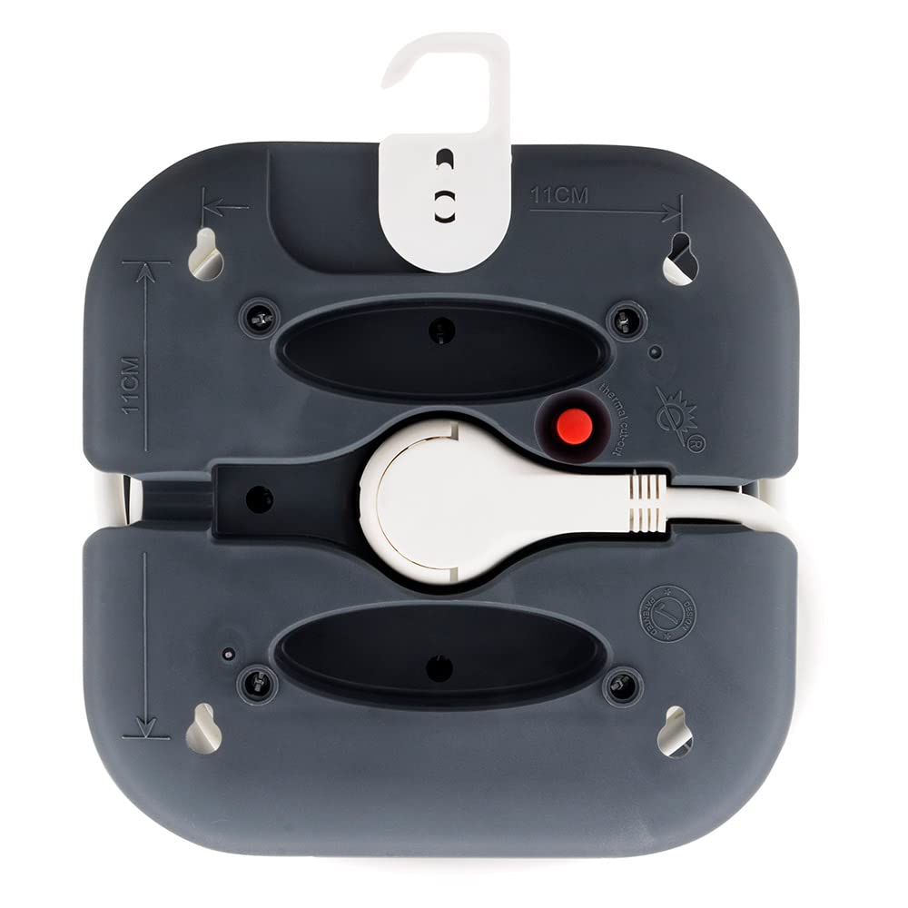 Zenitech - Enrouleur Domestique 3 x 2P+T + 2xUSB - 7m - Noir