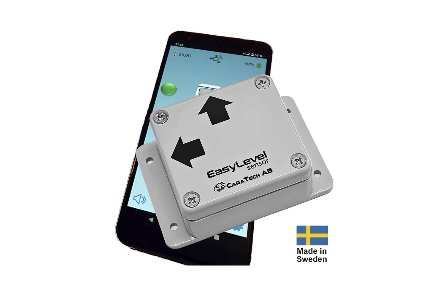ProPlus EasyLevel Niveau à Bulle Numérique Bluetooth IP65 94x58 mm
