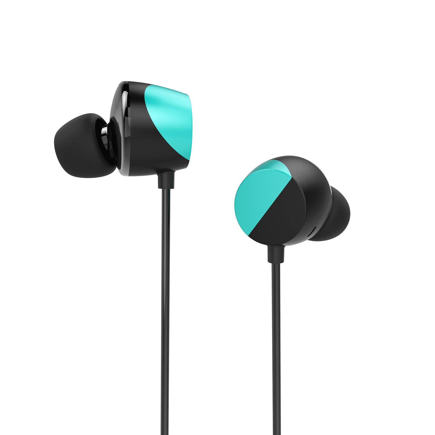 TUNAI Tunai Drum Hi-Resolution Audiophile in-Ear Earbud Headphones - Powerful Bass and Lively Sound Stage with Improved Noise Isolation; Comfortable for Workout, Running and Great for Gaming (Blue)