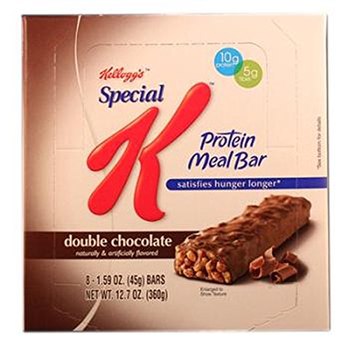 Kelloggs Special K Protein Bar Double Chocolate, 8 Count (NUTRITION BAR WITH PROTEIN)