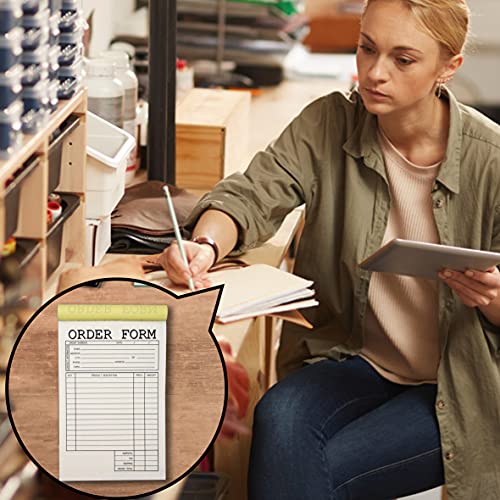 Lesnala-2-Part-Carbonless-Order-Form-Pads-2-pcs50-sets-eachWhiteYellow14x21cm-55-x-826-in-Which-Can-Use-in-Storewarehouseofficerestaurant-and-so-on-as-Sign-receiptSale-FormInvoice-Purchase
