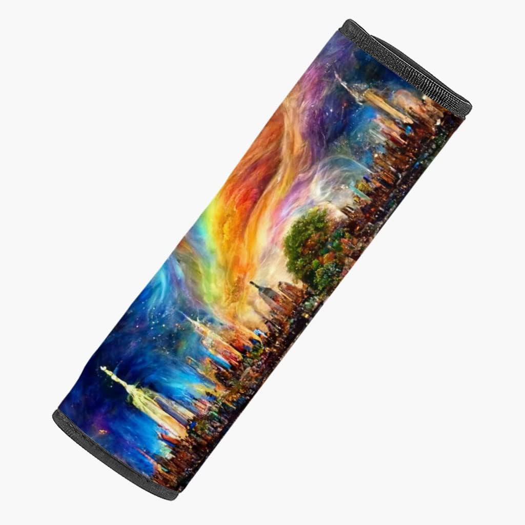 Skyline Car Seat Belt Pads - New York Skyline Seat Belt Cover - Cute Seat Belt Cover