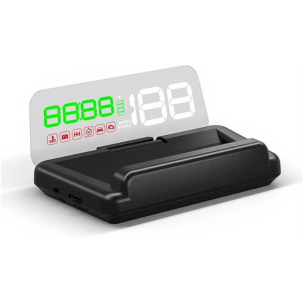 lxlfc Car HUD Head Up Display for KIA Rio K3 Forte/Cerato K4 Optima/K5 Cadenza/K7 K8 K900/K9, Digital Speedometer Bright Day Night Projection Compact Dashboard Design, Car Windshield Projection