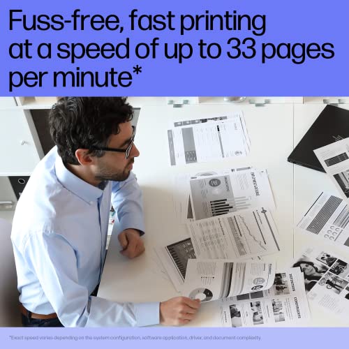 Image of HP LaserJet 3104fdw Duplex Printer: Print, Copy, Scan, Self Reset Dual Band WiFi with self heal, Ethernet, Fast Printing Upto 33ppm, Easy and Secure Setup