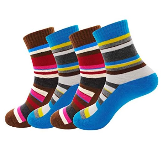 4 Pairs Women Ladies Hiking Walking Socks - UK Size 2-7, Anti Blisters, Soft, Warm, Comfortable, Breathable Nature Cotton Padded,Fit Well for Outdoor Sports Athletic Running Trekking Golf Yoga