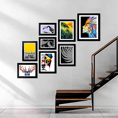 Picture Frames Set For Wall Decor- 12 Pack Gallery Wall Frames Set, Collage Photo Frames Wall Mounting Including One 8X10 / Four 5X7 / Five 4X6 / Two 6X8 Inch- Black Horizontal And Vertical Display #TOP2