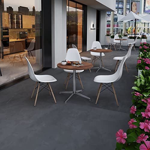 Senglida Round Office Table Conference Table Small Dining Table Coffee Meeting Table For Office Boardroom Kitchen Living Room Waterproof Desktop Easy Assembly 31.5 Inch #TOP1