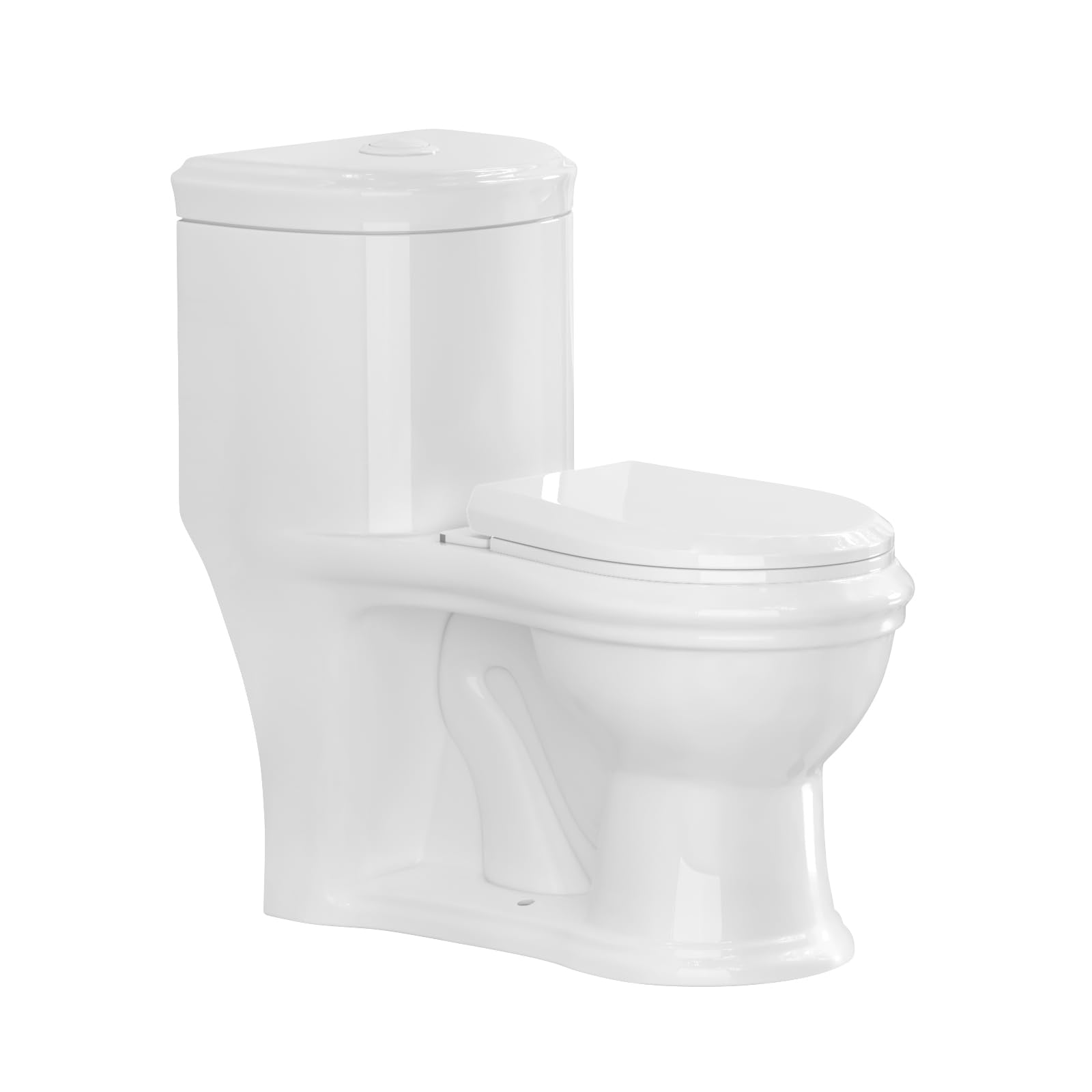 Potty Training Toilet for Kids 11 8 Height Ceramic Toddler Toilet with Quiet Dual Flush 0 8 1