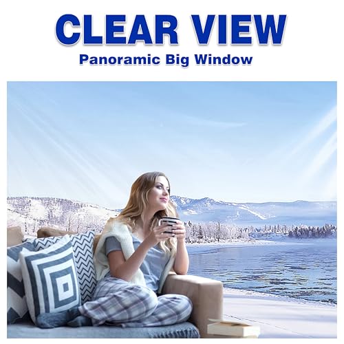 SCOCANOPY Clear Window Gazebo Privacy Curtain Set Fit for Big Lots 10X12 Ft Eagle Brooke Soft Top Gazebo Model A101007600, A101007603, A101007604,(Khaki) - Image 3