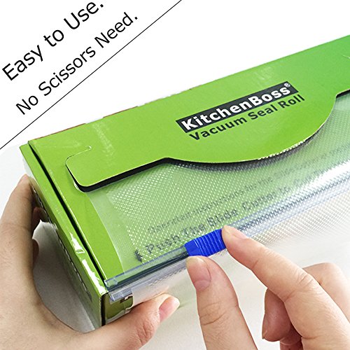 KitchenBoss Sacchetti Sottovuoto per Alimenti,3