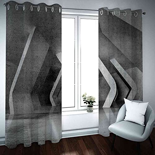 Rideaux occultants enfant 3D isolant thermique phonique gris - 3