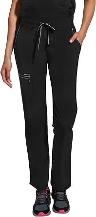 Healing Hands Women Scrub Pants 360 Stretch with Rib Knit Waistband