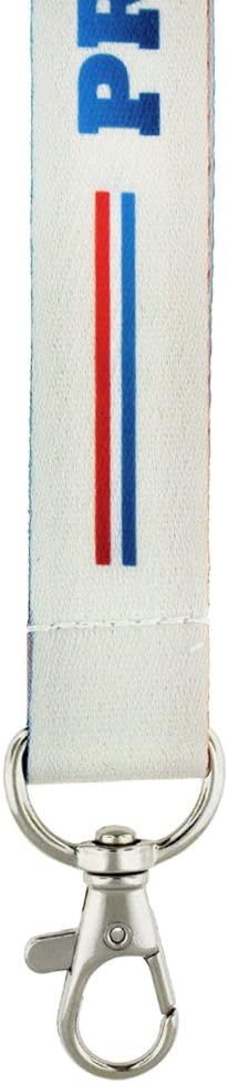 PinMart's Democrat Lanyard Badge Holder Patriotic Keychain