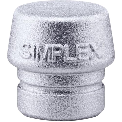 Image of Halder Simplex Replacement Insert, Soft Aluminum Insert, Heat Resistant, High Impact, Silver, 40mm, 1.57 in., 4.23 Oz.