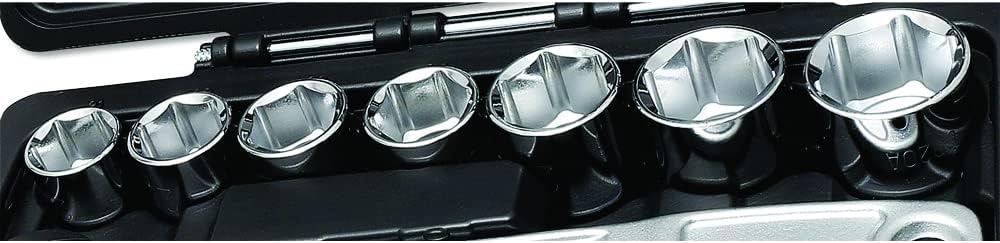 Beta 923E/C25 25-Piece 1/2" Drive Socket and Accessories Set, Metric 8mm-32mm