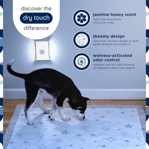 Pet Life Unlimited Overnight Extra Extra Large Puppy Pads – 30\" x 36\", 15 Count (XXL) | Stylish Dog Training Pads with Odor Controlling Wetness-Activated Jasmine Honey Scent | USA Made - Thumbnail 2