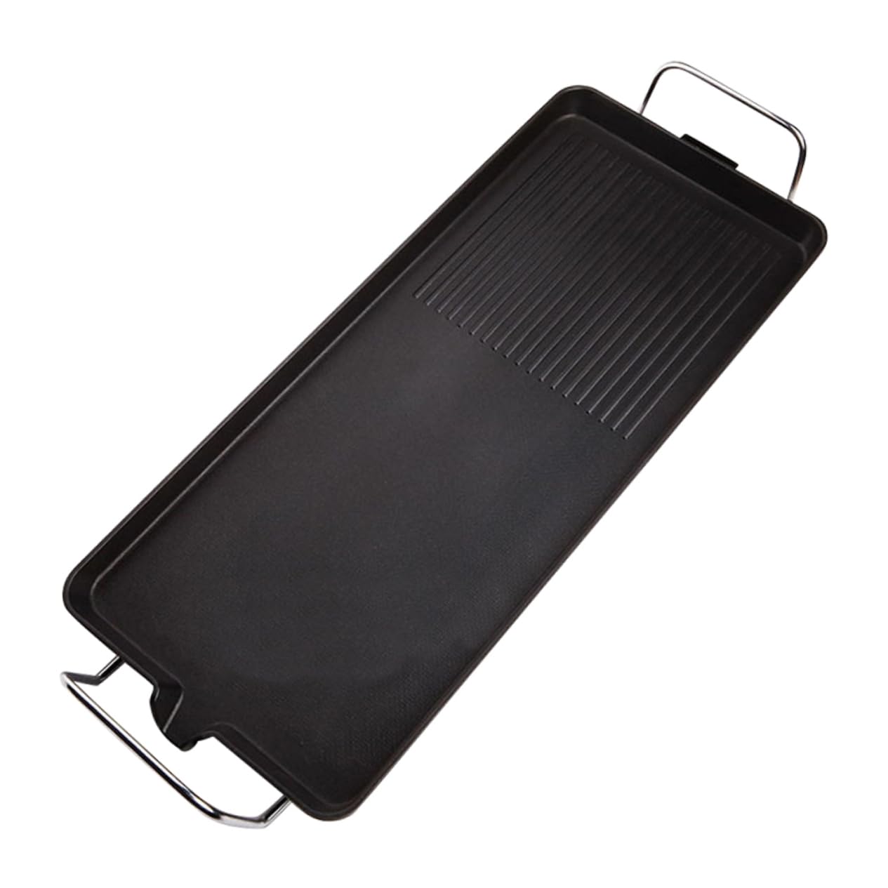 PRETYZOOM 1 Set Electric Bbq Grill Plate Electric Roast Meat Dish Non-stick Baking Tray Us Plug