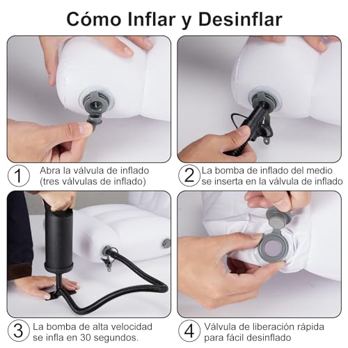 La Mejor Lista de Camas y almohadas hinchables y accesorios al mejor precio. 12 Imagen adicional