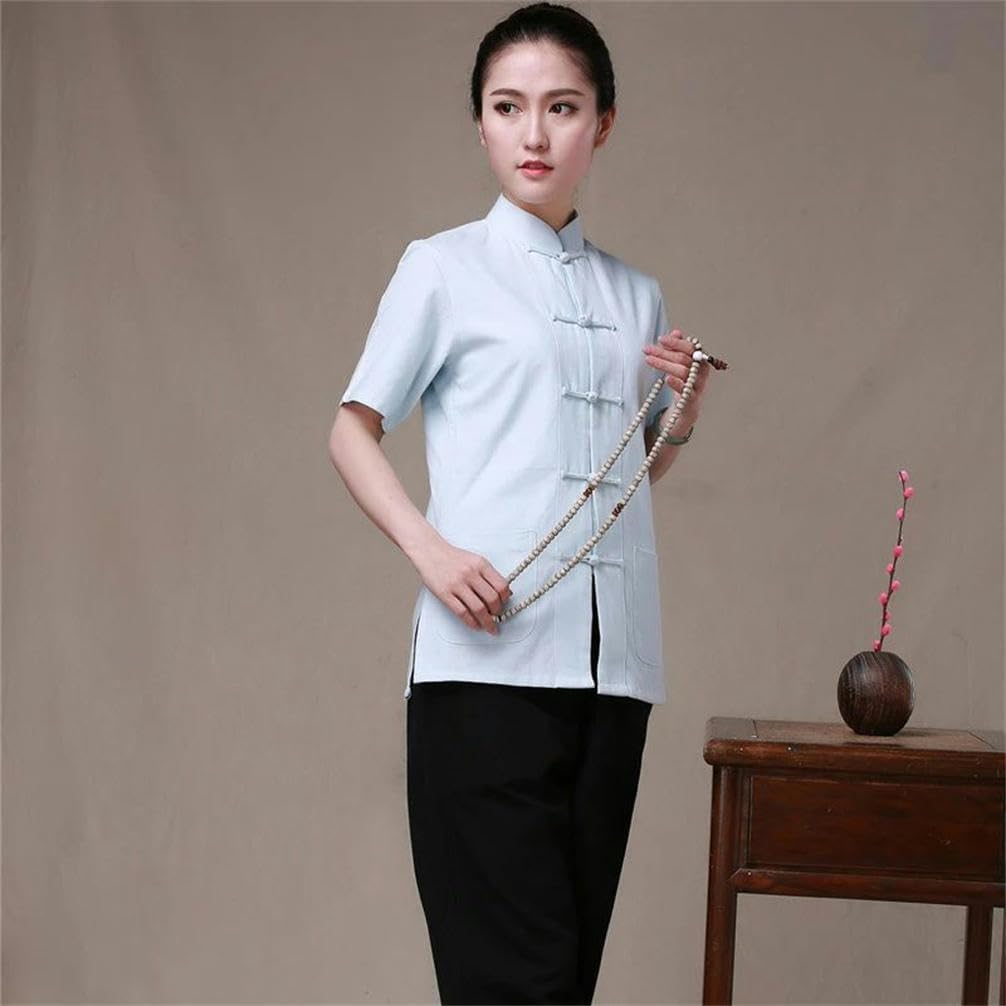 Tunic Cotton Chinese Traditional Women Kung Fu Blouses Tang Suit Shirts Tops Camisa Blusa Tops