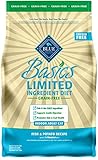Blue Buffalo Basics Limited Ingredient Diet Grain Free, Natural Indoor Adult Dry Cat Food, Fish & Potato 5-lb