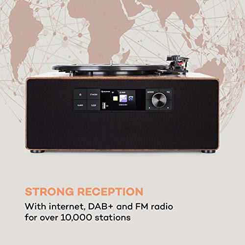 auna Connect Vinyl Cube Platine Smart Radio: Internet/Dab+/FM, Fonction Bluetooth, Port USB, App-Control, Vinyle… - Les Beatles, Paul McCartney, John Lennon, RIngo Starr, George Harrison auna Connect Vinyl Cube Platine Smart Radio: Internet/Dab+/FM, Fonction Bluetooth, Port USB, App-Control, Vinyle… – Image 4