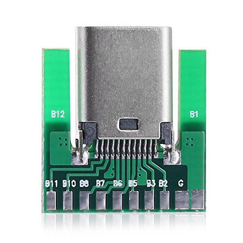 CY DIY OEM ODM 24pin USB 3.1 Type C Female Socket Connector SMT type with PC Board