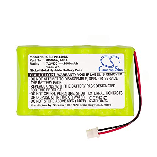 Xsplendor Replacement Battery for TPI 440, 440 1MHz Single Channel Oscill Part NO 6P600A, A004