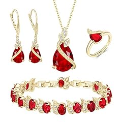 10-Ruby Color Gold-Plated-Brass