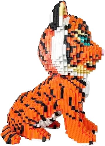 Miniatura 4 de Animal Tiger Micro Bloques de Construcción Set (6488PCS) Regalo para Adultos y Niños