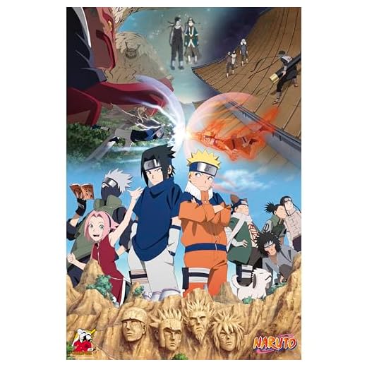 GB eye NARUTO – Póster Maxi 91,5 x 61 – La voluntad del fuego
