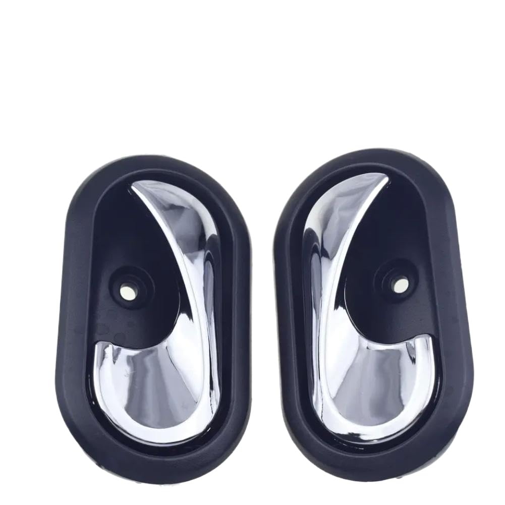 Zdsaaenar 2Pcs Left Right Pair Interior Door Handle Set Compatible With Logan Sandero Dokker Duster Lodgy Scenic(2Pcs Left Right Pair)
