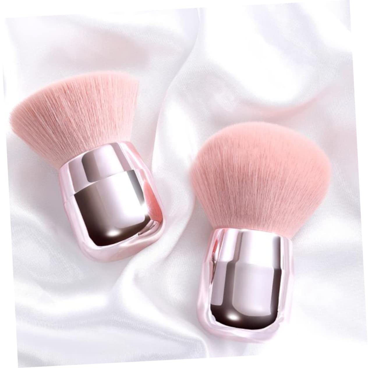 minkissy 6pezzi Pennelli Makeup Forma Di Fungo Di Pennelli Per Polvere e Blush Portatile Per Uso Quotidiano e Professionale Sintetica Per Look Naturale