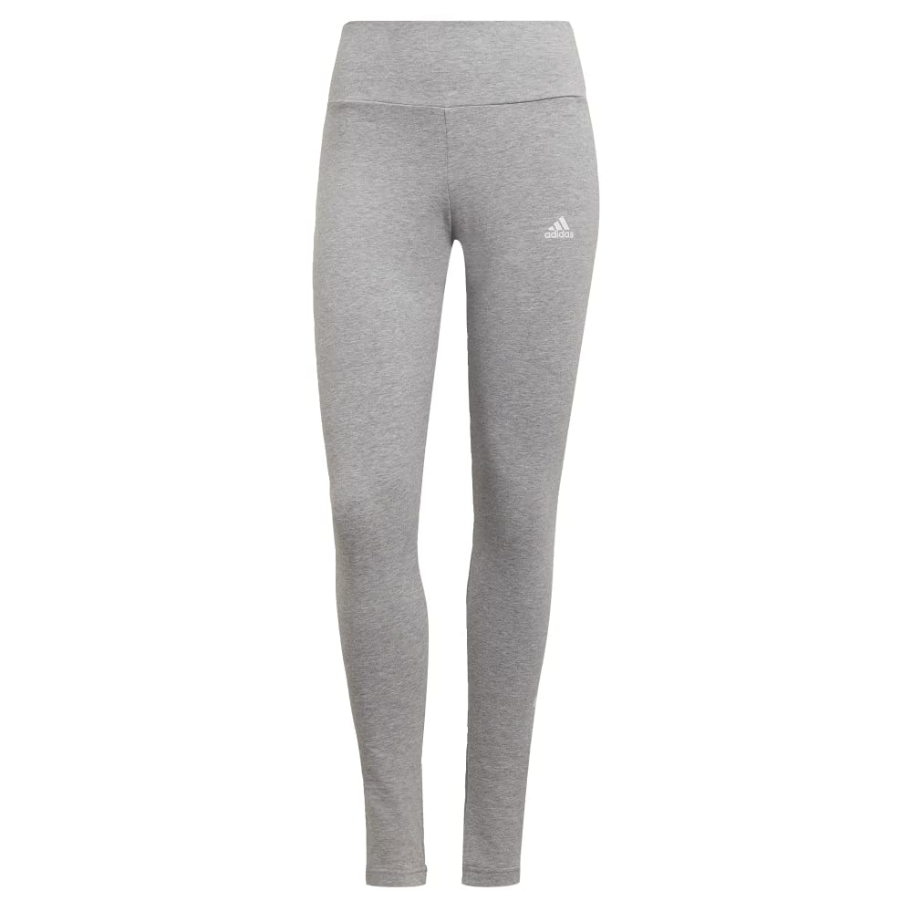 Mallas Essentials High-Waisted Adidas para Mujer Gris Talla S 4