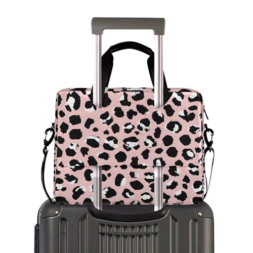 Funda para laptop ALAZA 13 a 15.6 pulgadas estampado leopardo rosa miniatura 3