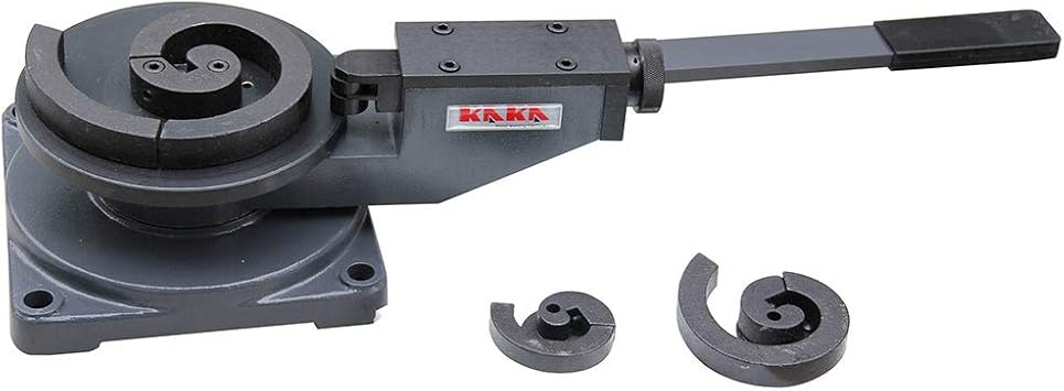 KAKA INDUSTRIAL Rod Bender,Manual Flat Bar Bender Machine for Flat Steel 1.18"x0.394", Round & Square Steel 0.394", 3-in-1 Scroll Bender for Workshop, Gates, Fences Metal Bender SBG-30