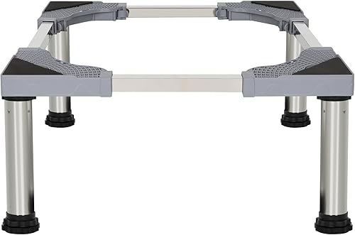 Miniatura 8 de Kokorona Soporte para lavadora con 4 pies fuertes (7.1-8.3 pulgadas de alto), base ajustable para refrigerador, pedestales multifuncionales para