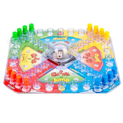 Toyrific | Complete Traditional Classic Family Game Board, Click and Jump Frustration, for Kids and Adults