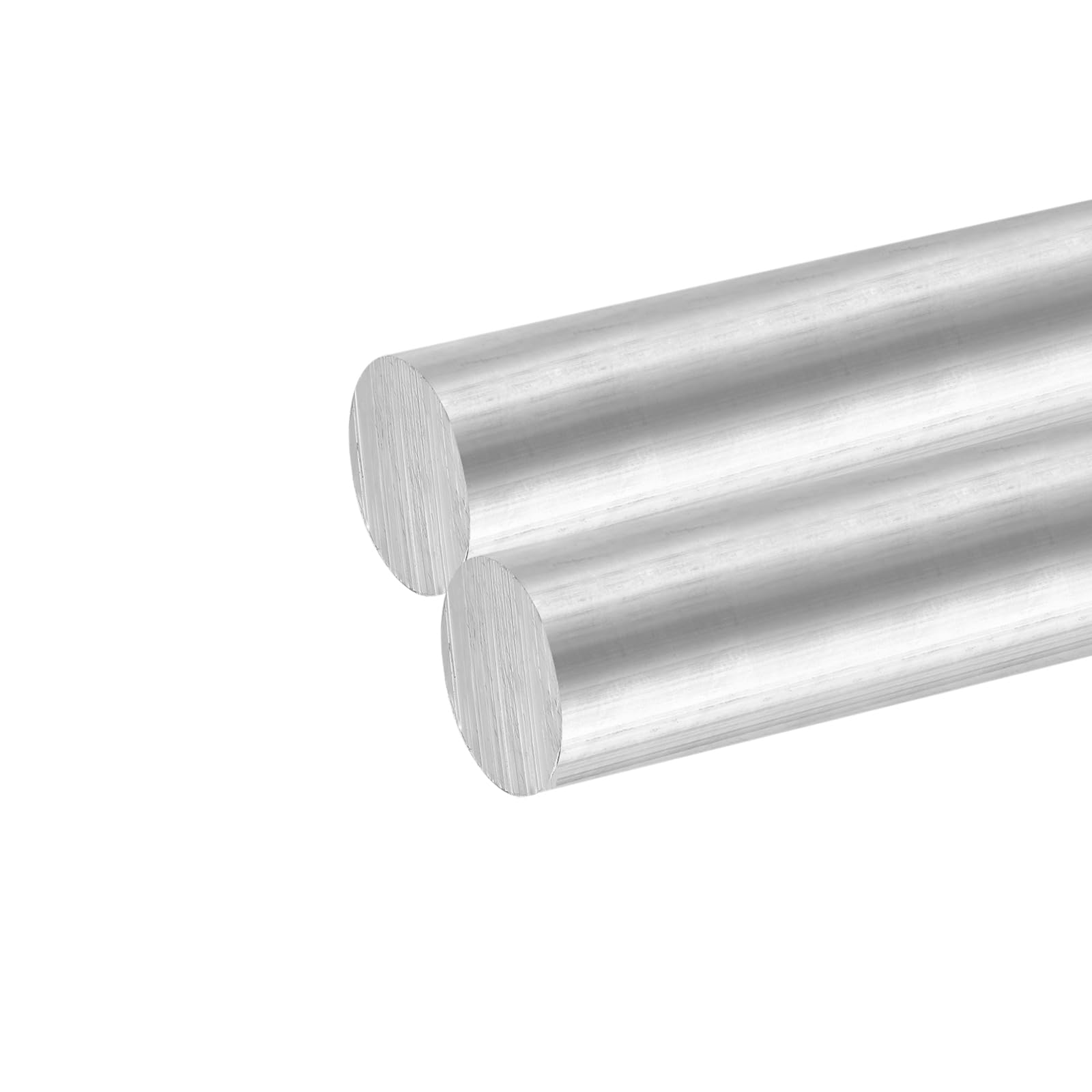 QUARKZMAN Aluminium Rundstangen 26mm x 203mm Vollmaterial Rundstab Drehbank Aluminium Stäbe für Industrie Maschinen DIY Handwerkzeug Gartendekoration RC Modell 2 Stück