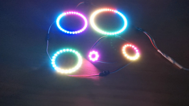 MakerMind 10x 1Bit RGB LED Ring WS2812 5050 5V – Für Arduino & Raspberry Pi, Kompatibel Mit Neopixel